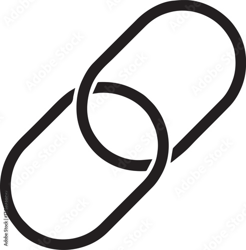 Chain Link Connection Line Icon