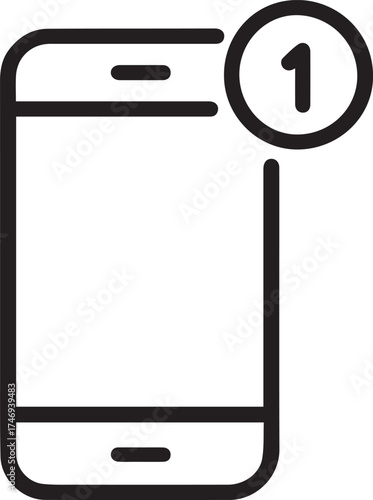 Phone Receiver Call Line Icon