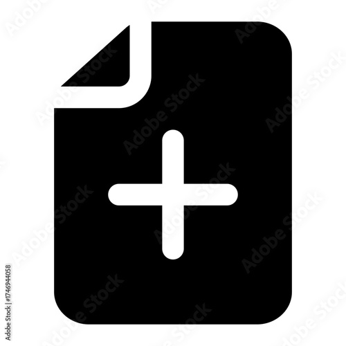 File add icon for illustration