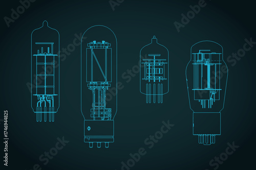 Vacuum Tube Set Drawings