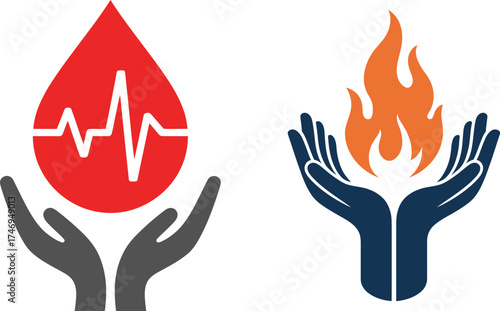 Hands Holding Life and Energy

