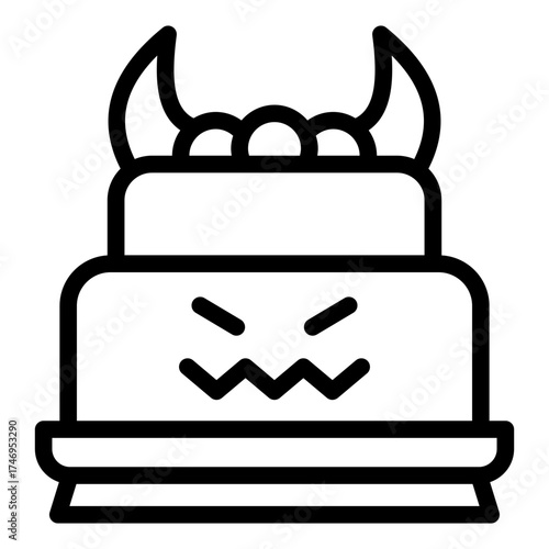 cake icon vector