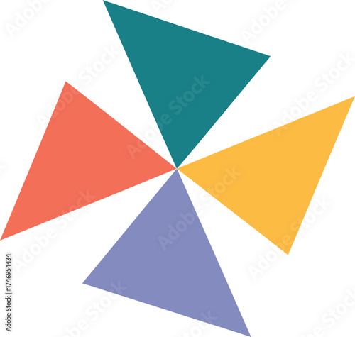 Colorful Geometric Abstract Design