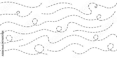 Abstract vector background with circles and lines, a decorative black and white pattern suitable for design or a fashion frame