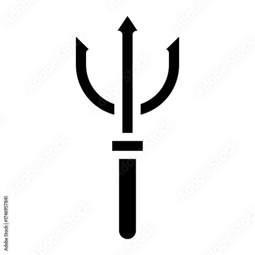 pitchfork icon vector
