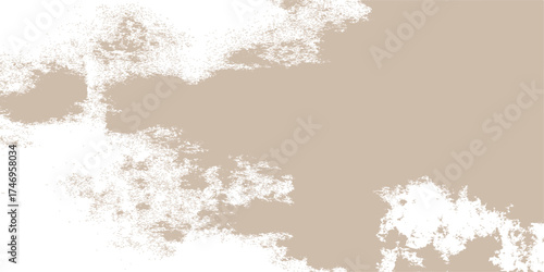 Abstract grunge floral design with a vintage snow and ice texture on an old paper backdrop