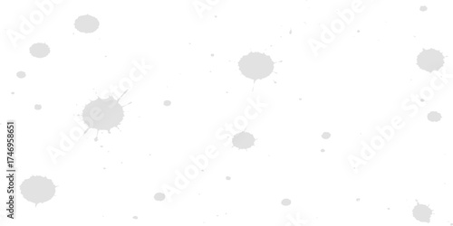 Black ink splat and blots create a dramatic grunge texture background, like a vintage watercolor splash or liquid paint drop pattern for your design illustration