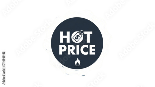 Vintage Sale Stickers – Retro Red and White Price Tags and Discount Labels