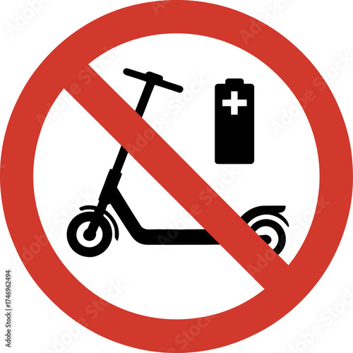 No Electric Scooter Sign