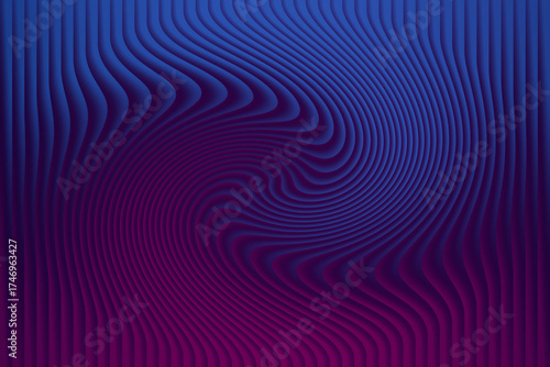 Abstract gradient swirl with textured lines and deep color palette