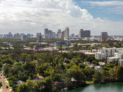 Aerial photograph of Orlando, Florida, USA. October 7, 2025.