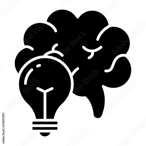 An icon design of creative mind