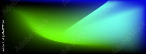 A blue and green gradient background with an abstract light texture and modern pattern for a tech or geometric design..