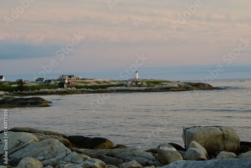 The coast line on the Atlantic Ocean