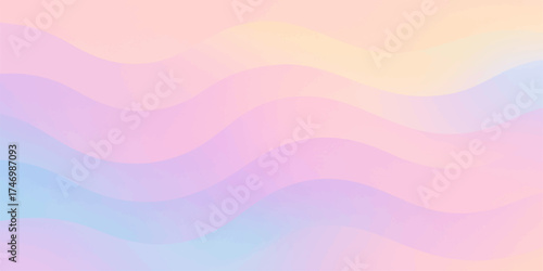 Abstract colorful rainbow wave pattern with pink and blue light spectrum vector illustration for wallpaper design