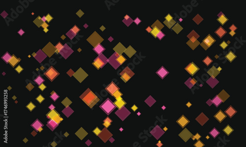 Minimalist modern black and gold abstract background with geometric shapes
