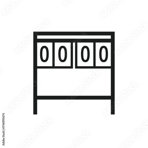 バスケットボールの得点板