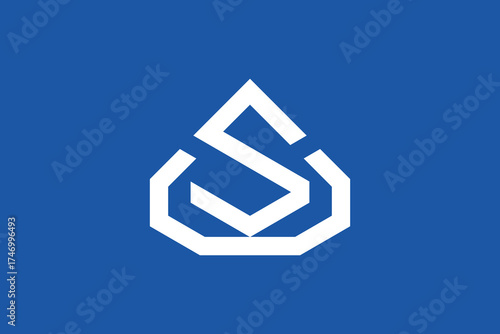 Letter S Sapphire Logo