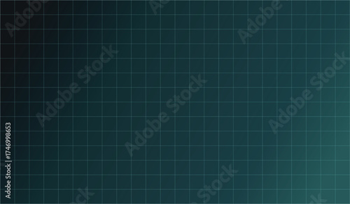 Calm muted cyan teal gradient grid with subtle ambient glow