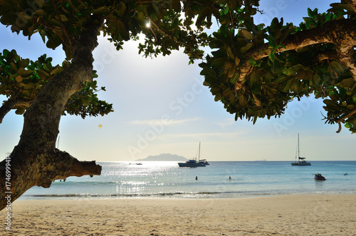 Beau Vallon beach, Seychelles islands