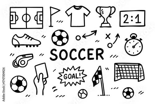 Soccer background – football sport ball abstract vector design