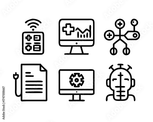 Illustration of medical technology and research