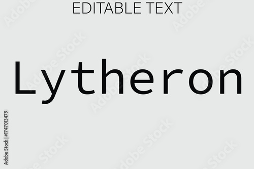 Editable text placeholder for a brand name or title