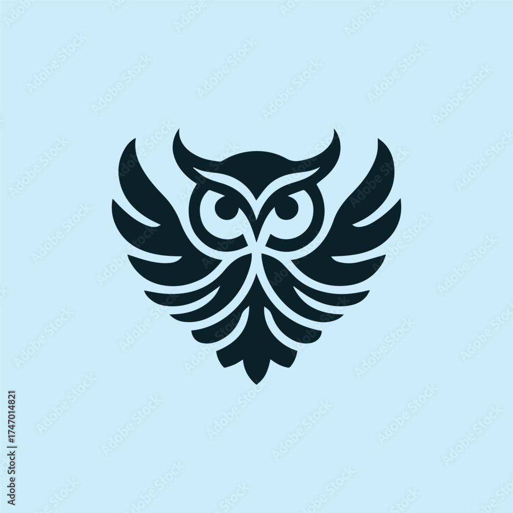 Obraz premium Guardian Owl Logo