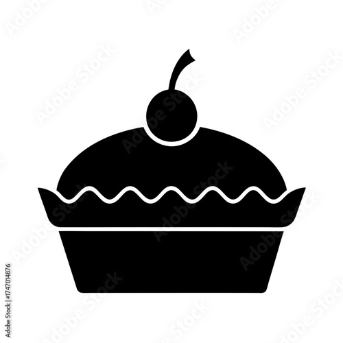 cupcake with cherry