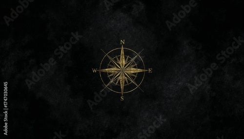 abstract background with compass