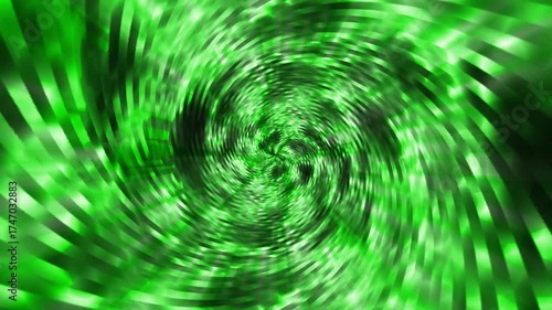 Wallpaper Mural Green abstract swirling vortex motion background, Dynamic energy tunnel animation in 3d Torontodigital.ca