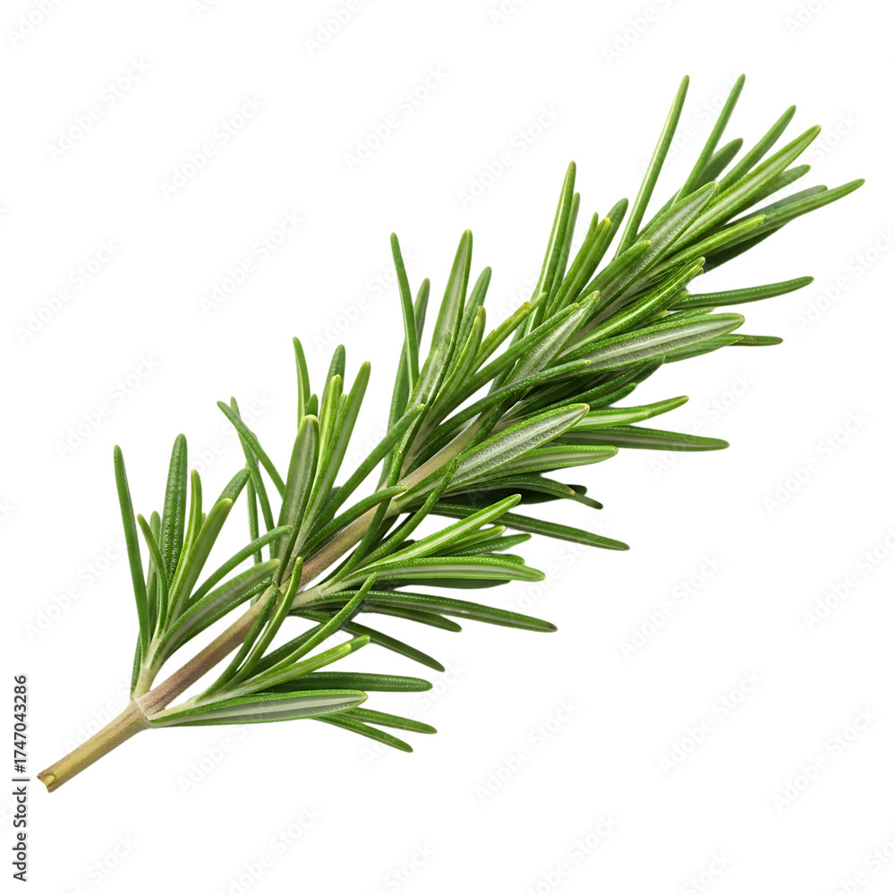 Fototapeta premium Fresh rosemary sprig for delicious culinary creations,plant,food