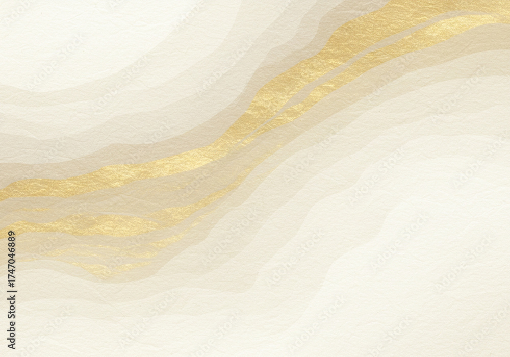 Obraz premium 和紙金脈