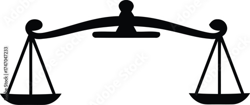 awesome law firm icon silhouette