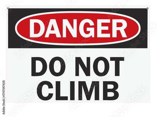 danger do not climb