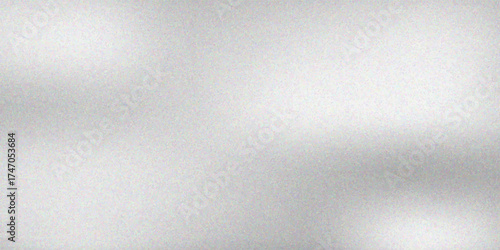 Silver foil background with metal mirror texture. Chrome gradient surface with light gloss simple abstract