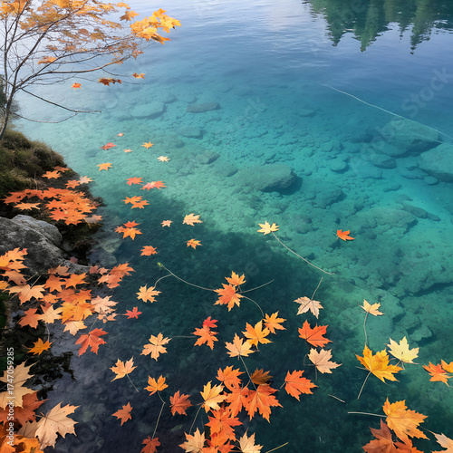 autumn in the lake