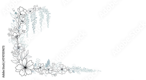 Abstract digital art with a swirling pattern of dots and lines forming organic shapes.
