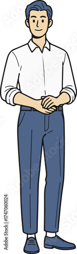 Business man vector ilustration
