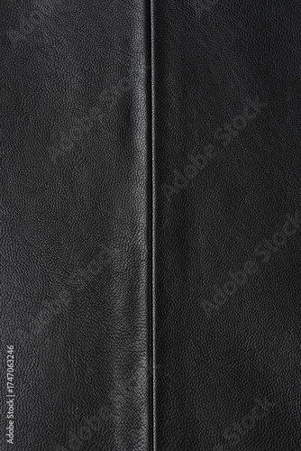 High-quality black leather and fabric texture background, seamless dark material surface for design and fashion mockups