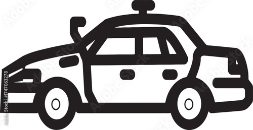Taxi car vector illustration for design