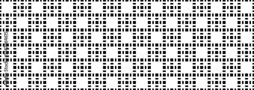 Geometric Pattern Black and White Seamless with Repeating Shapes square tile for Modern Wallpapers, Digital Art, and Graphic Projects