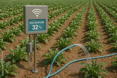 Soil Moisture Sensor for Smart Irrigation Technology in Modern Agriculture