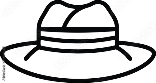 vector illustration of a hat