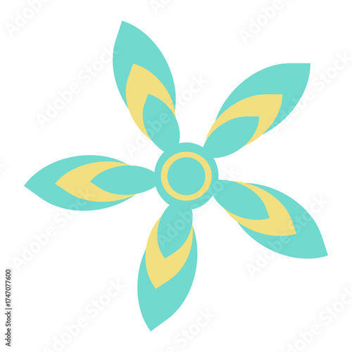 abstract flower vector illustration