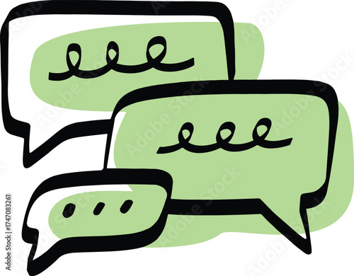 Business Communication and Teamwork Icon Set Flat, Line, Gradient, and Minimal Styles