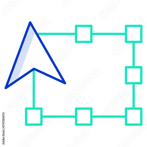 transform shape outline color icon design