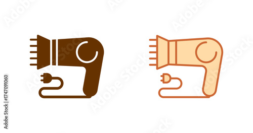 Hair Dryer Vector Icon