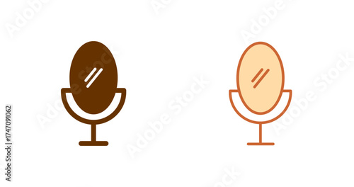 Makeup Mirror Vector Icon