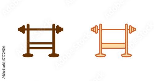 Bench Press Vector Icon
